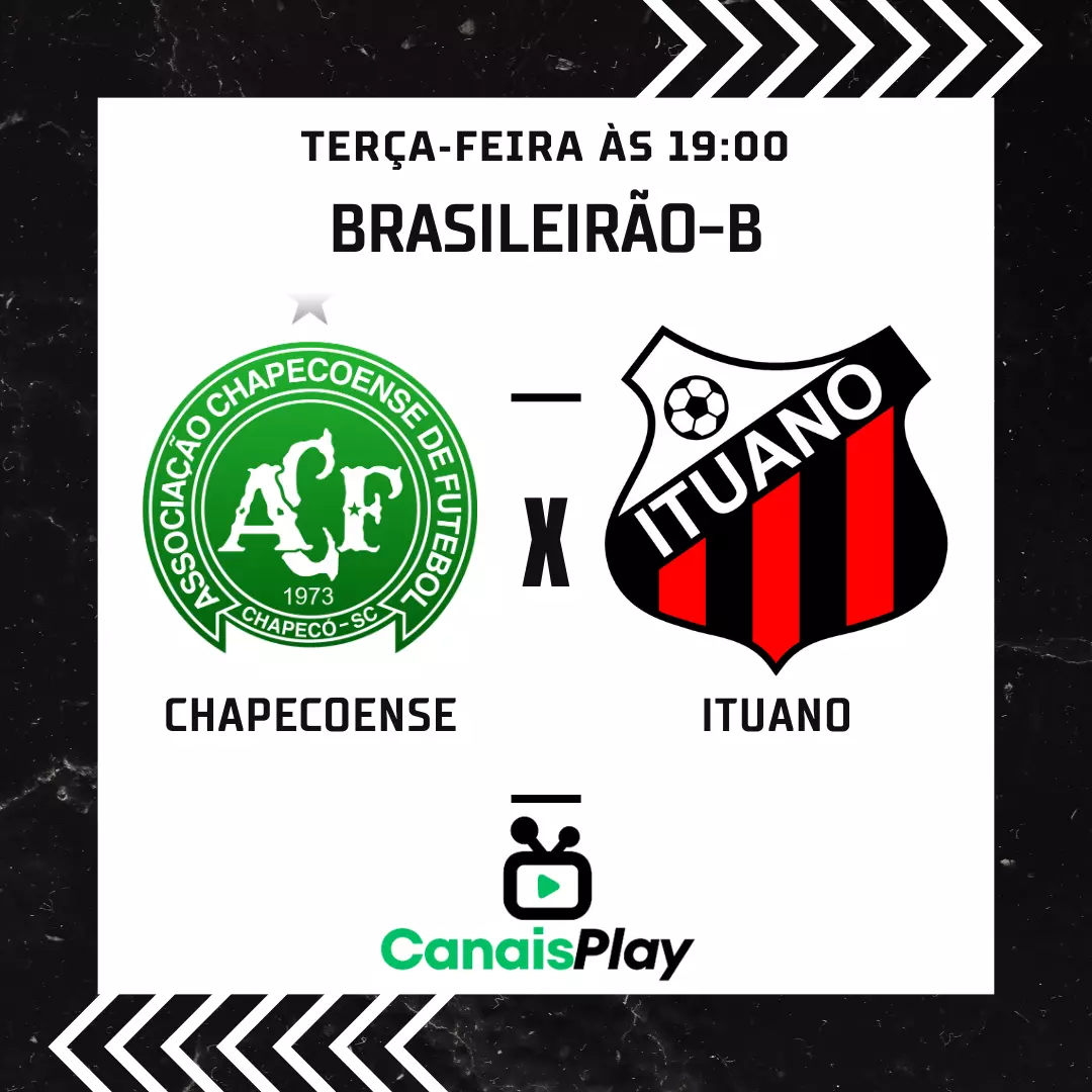 Assistir Chapecoense x Ituano ao vivo. A partida da 18ª rodada da Série B do Brasileirão acontecerá às 19h desta terça-feira.